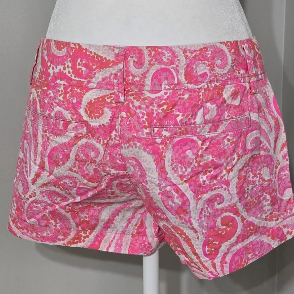 🤩Host Pick❤️Lilly Pulitzer The Walsh Short In Pink Pout Women's Size 2 - Picture 4 of 12